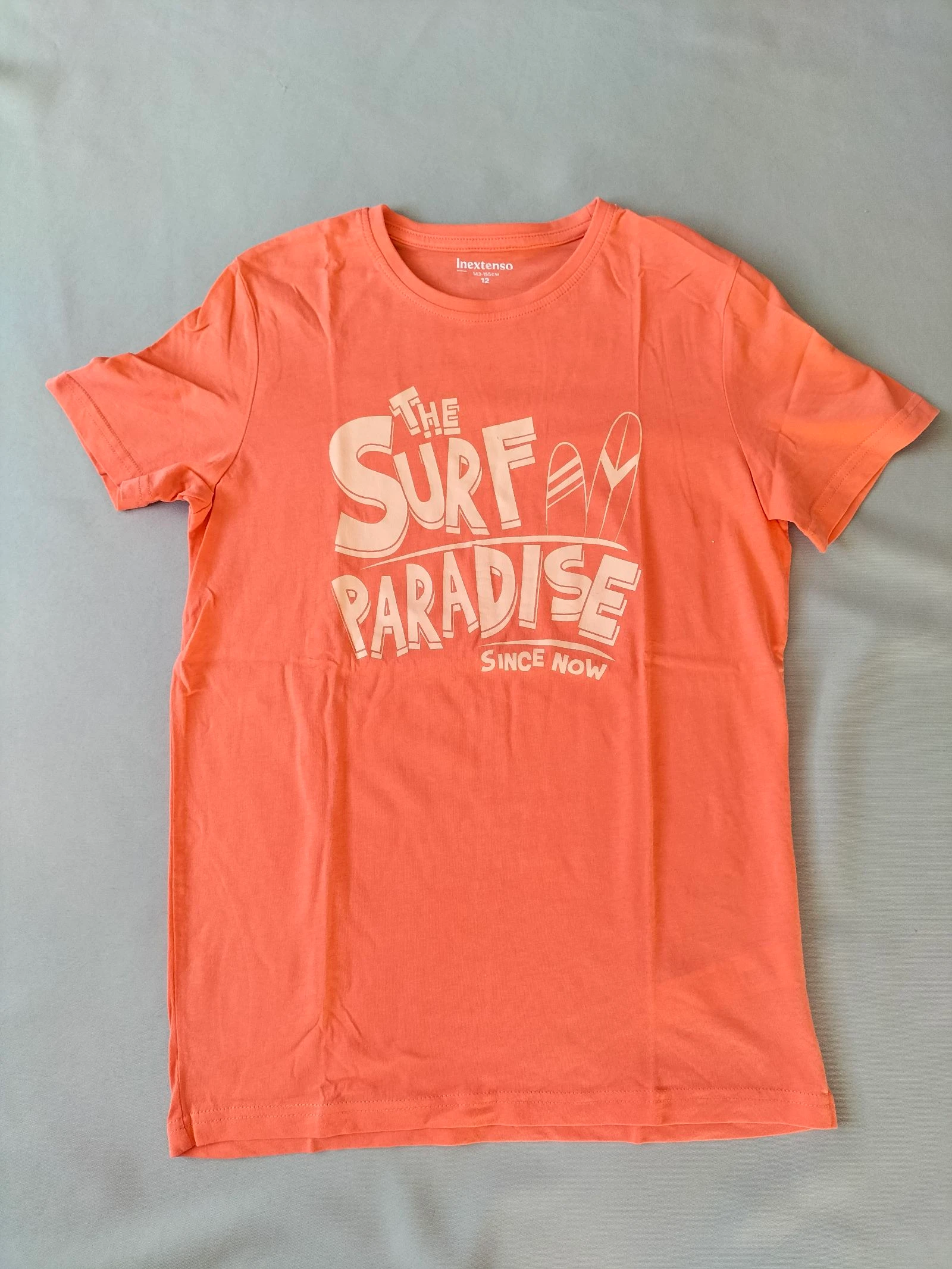 T-shirt voor jongens 12 jaar | In Extenso | Nieuw | Oranjekoraal – photo 2